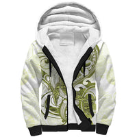 Lime Green Hawaii Sherpa Hoodie Humpback Whale Tattoo Polynesian Tribal Ocean Vibes LT14 Unisex Lime Green - Polynesian Pride