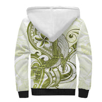 Lime Green Hawaii Sherpa Hoodie Humpback Whale Tattoo Polynesian Tribal Ocean Vibes LT14 - Polynesian Pride