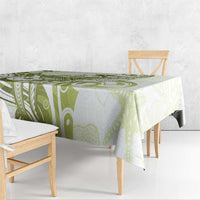 Lime Green Hawaii Tablecloth Humpback Whale Tattoo Polynesian Tribal Ocean Vibes LT14 - Polynesian Pride