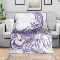 Purple Hawaii Blanket Humpback Whale Tattoo Polynesian Tribal Ocean Vibes LT14 - Polynesian Pride