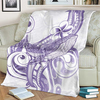 Purple Hawaii Blanket Humpback Whale Tattoo Polynesian Tribal Ocean Vibes LT14 - Polynesian Pride