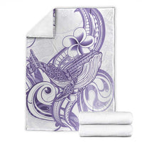 Purple Hawaii Blanket Humpback Whale Tattoo Polynesian Tribal Ocean Vibes LT14 - Polynesian Pride