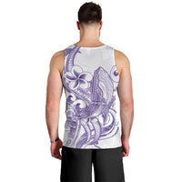 Purple Hawaii Men Tank Top Humpback Whale Tattoo Polynesian Tribal Ocean Vibes LT14 - Polynesian Pride