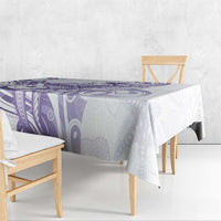 Purple Hawaii Tablecloth Humpback Whale Tattoo Polynesian Tribal Ocean Vibes LT14 - Polynesian Pride