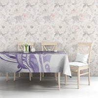 Purple Hawaii Tablecloth Humpback Whale Tattoo Polynesian Tribal Ocean Vibes LT14 - Polynesian Pride