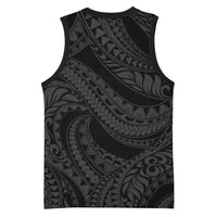 Tiki Drum Hawaii Basketball Jersey Hawaiian Kakau Tattoo Style