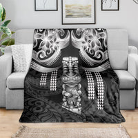 Tiki Drum Hawaii Blanket Hawaiian Kakau Tattoo Style LT14 - Polynesian Pride