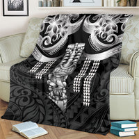 Tiki Drum Hawaii Blanket Hawaiian Kakau Tattoo Style LT14 - Polynesian Pride