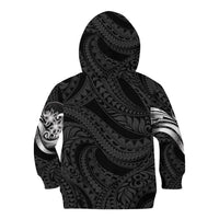 Tiki Drum Hawaii Kid Hoodie Hawaiian Kakau Tattoo Style LT14 - Polynesian Pride