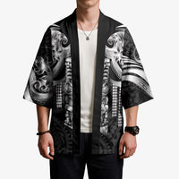 Tiki Drum Hawaii Kimono Hawaiian Kakau Tattoo Style LT14 - Polynesian Pride