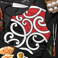 New Zealand Apron Maori Koru Tino Rangatiratanga Color - Polynesian Pride