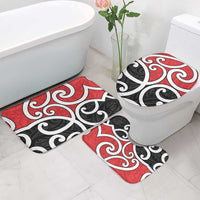 New Zealand Bathroom Set Maori Koru Tino Rangatiratanga Color - Polynesian Pride