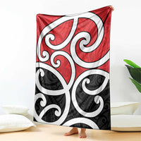 New Zealand Blanket Maori Koru Tino Rangatiratanga Color - Polynesian Pride
