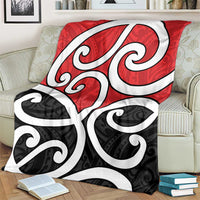 New Zealand Blanket Maori Koru Tino Rangatiratanga Color - Polynesian Pride