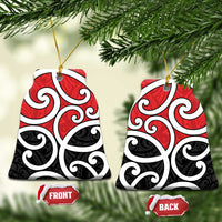 New Zealand Ceramic Ornament Maori Koru Tino Rangatiratanga Color - Polynesian Pride