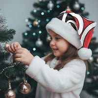 New Zealand Christmas Santa Hat Maori Koru Tino Rangatiratanga Color - Polynesian Pride