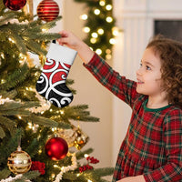 New Zealand Christmas Stocking Maori Koru Tino Rangatiratanga Color - Polynesian Pride