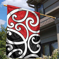 New Zealand Garden Flag Maori Koru Tino Rangatiratanga Color - Polynesian Pride