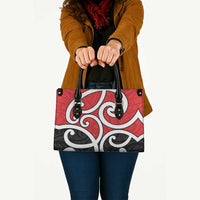 New Zealand Leather Bag Maori Koru Tino Rangatiratanga Color - Polynesian Pride