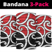 New Zealand Neck Gaiter Maori Koru Tino Rangatiratanga Color - Polynesian Pride