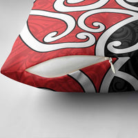 New Zealand Pillow Cover Maori Koru Tino Rangatiratanga Color - Polynesian Pride