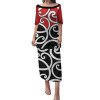 New Zealand Puletasi Maori Koru Tino Rangatiratanga Color - Polynesian Pride