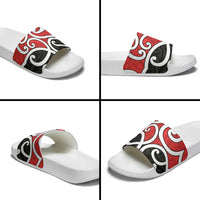 New Zealand Slide Sandals Maori Koru Tino Rangatiratanga Color - Polynesian Pride