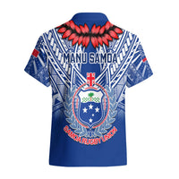 Samoa Rugby Hawaiian Shirt 2023 Go Manu Samoa With Ula Fala Style LT14 - Polynesian Pride