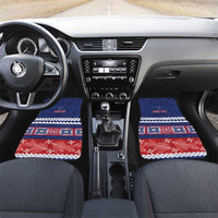 Personalised FAST Samoa Siapo Car Mats Teuila Flowers Samoan Pattern - Polynesian Pride