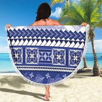 HRPP Samoa Siapo Beach Blanket Teuila Flowers Samoan Pattern LT14 - Polynesian Pride