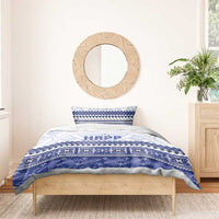 HRPP Samoa Siapo Bedding Set Teuila Flowers Samoan Pattern - Polynesian Pride