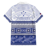 Personalised HRPP Samoa Siapo Family Matching Summer Maxi Dress and Hawaiian Shirt Teuila Flowers Samoan Pattern - Polynesian Pride