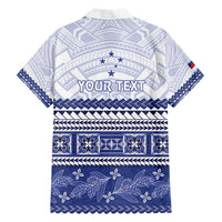 Personalised HRPP Samoa Siapo Hawaiian Shirt Teuila Flowers Samoan Pattern - Polynesian Pride
