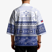 Personalised HRPP Samoa Siapo Kimono Teuila Flowers Samoan Pattern - Polynesian Pride