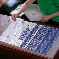HRPP Samoa Siapo Puzzle Teuila Flowers Samoan Pattern LT14 - Polynesian Pride
