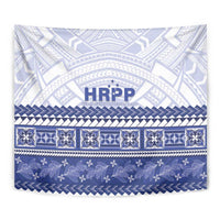 HRPP Samoa Siapo Tapestry Teuila Flowers Samoan Pattern - Polynesian Pride