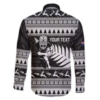 New Zealand Christmas Rugby Personalised Family Matching Puletasi and Hawaiian Shirt Meri Kirihimete All Black Maori - Polynesian Pride