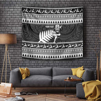 New Zealand Christmas Rugby Personalised Tapestry Meri Kirihimete All Black Maori - Polynesian Pride