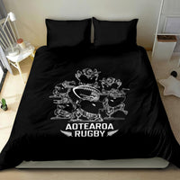New Zealand Silver Fern Rugby Bedding Set Haka Aotearoa Kiwi Dance LT14 - Polynesian Pride