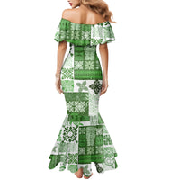 Hawaiian Quilt Mermaid Dress Tiki Tropical Retro Green Version LT14 - Polynesian Pride