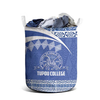 Tonga Tupou College Toloa Laundry Basket 160 Years Anniversary Tongan Ngatu Pattern LT14 - Polynesian Pride