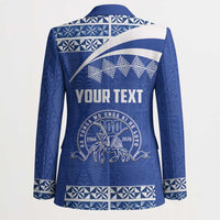 Personalised Tonga Tupou College Toloa Blazer 160 Years Anniversary Tongan Ngatu Pattern LT14 - Polynesian Pride