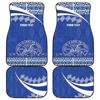 Personalised Tonga Tupou College Toloa Car Mats 160 Years Anniversary Tongan Ngatu Pattern LT14 - Polynesian Pride