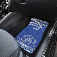 Personalised Tonga Tupou College Toloa Car Mats 160 Years Anniversary Tongan Ngatu Pattern LT14 - Polynesian Pride