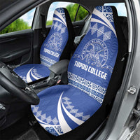 Tonga Tupou College Toloa Car Seat Cover 160 Years Anniversary Tongan Ngatu Pattern LT14 - Polynesian Pride