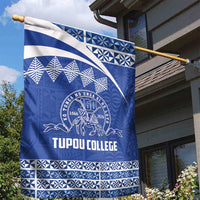 Tonga Tupou College Toloa Garden Flag 160 Years Anniversary Tongan Ngatu Pattern LT14 - Polynesian Pride