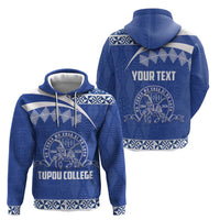 Personalised Tonga Tupou College Toloa Hoodie 160 Years Anniversary Tongan Ngatu Pattern LT14 - Polynesian Pride
