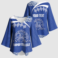 Personalised Tonga Tupou College Toloa Kimono Sleeve Blouse 160 Years Anniversary Tongan Ngatu Pattern LT14 - Polynesian Pride