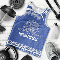 Personalised Tonga Tupou College Toloa Men Tank Top 160 Years Anniversary Tongan Ngatu Pattern LT14 - Polynesian Pride