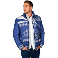 Personalised Tonga Tupou College Toloa Padded Jacket 160 Years Anniversary Tongan Ngatu Pattern LT14 - Polynesian Pride